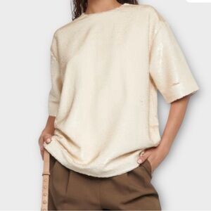 The Frankie Shop Sequin Top